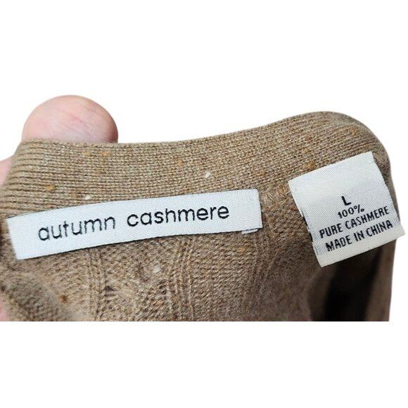 Autumn Cashmere Cable Knit Womens Cardegan Size L - Picture 6 of 10